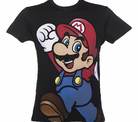Mens Black Nintendo Super Mario Brothers T-Shirt