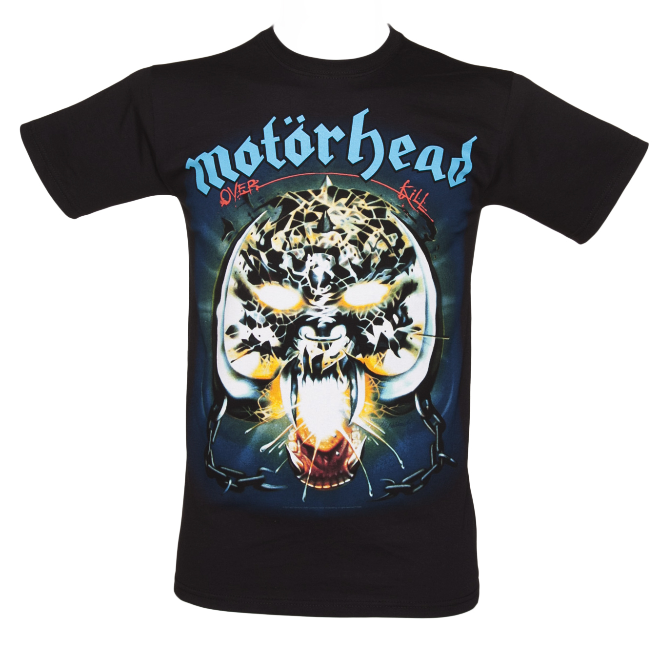 Mens Black Overkill Motorhead T-Shirt
