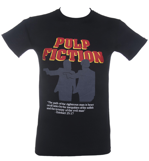 Mens Black Pulp Fiction Quote T-Shirt