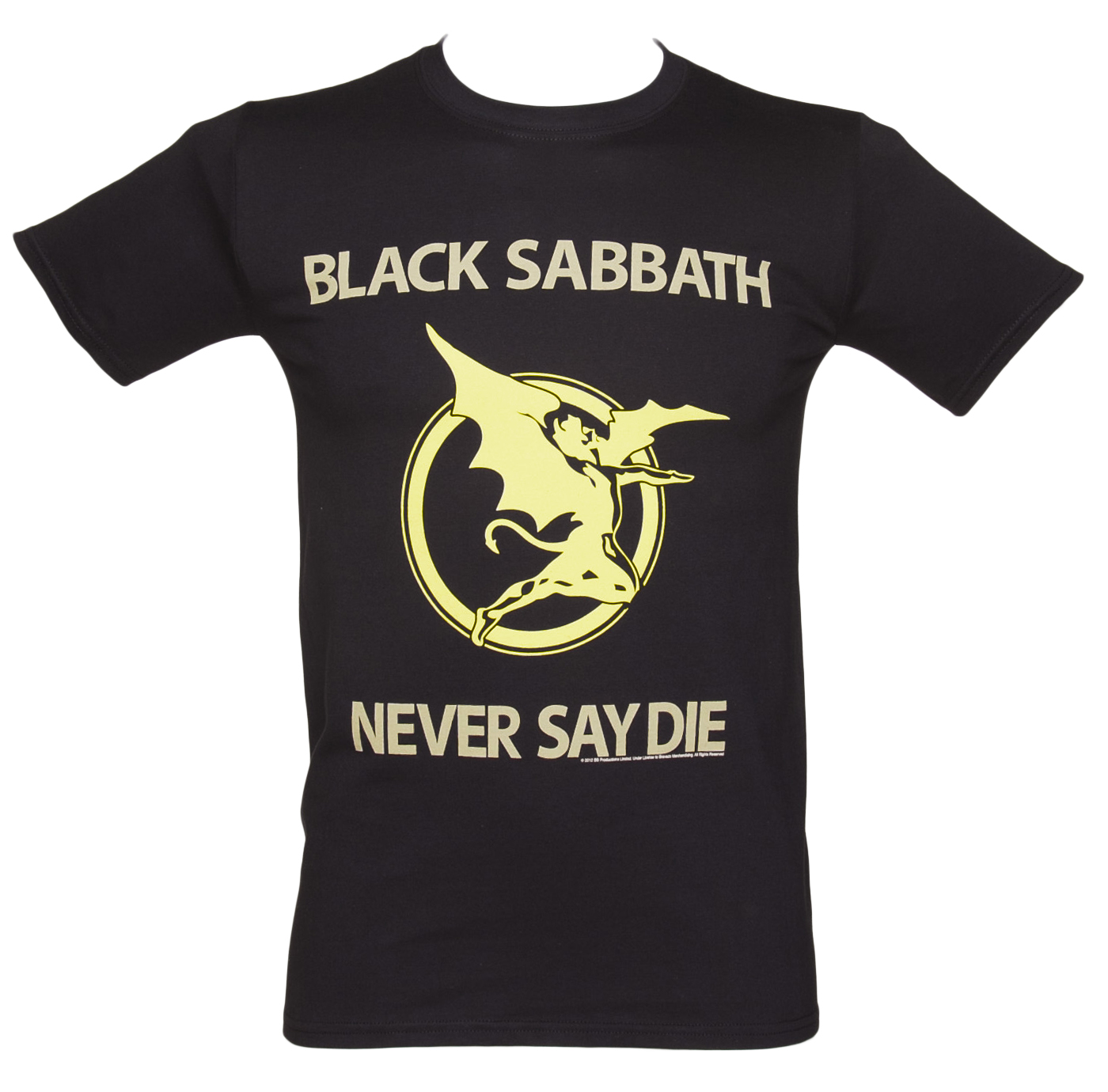 Mens Black Sabbath Never Say Die T-Shirt