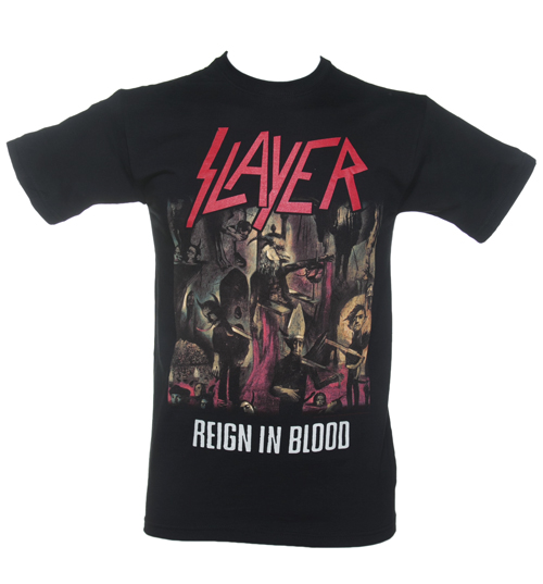Mens Black Slayer Reign In Blood T-Shirt
