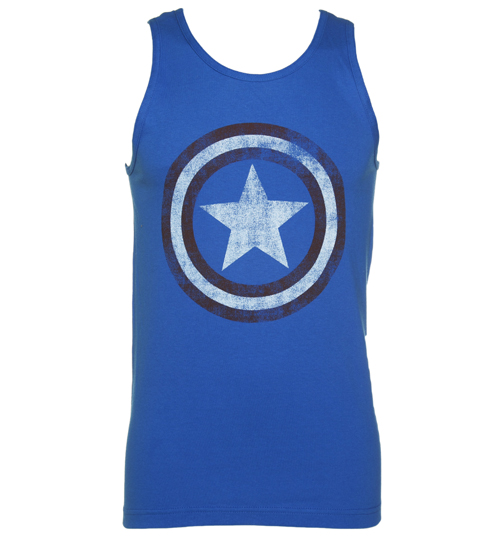 Blue Captain America Vest