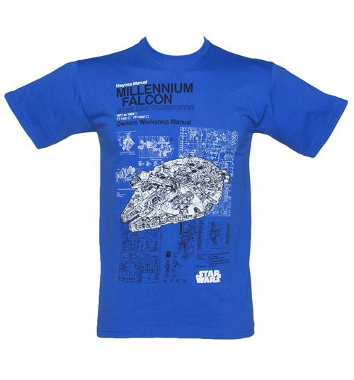 Mens Blue Haynes Manual Millennium Falcon