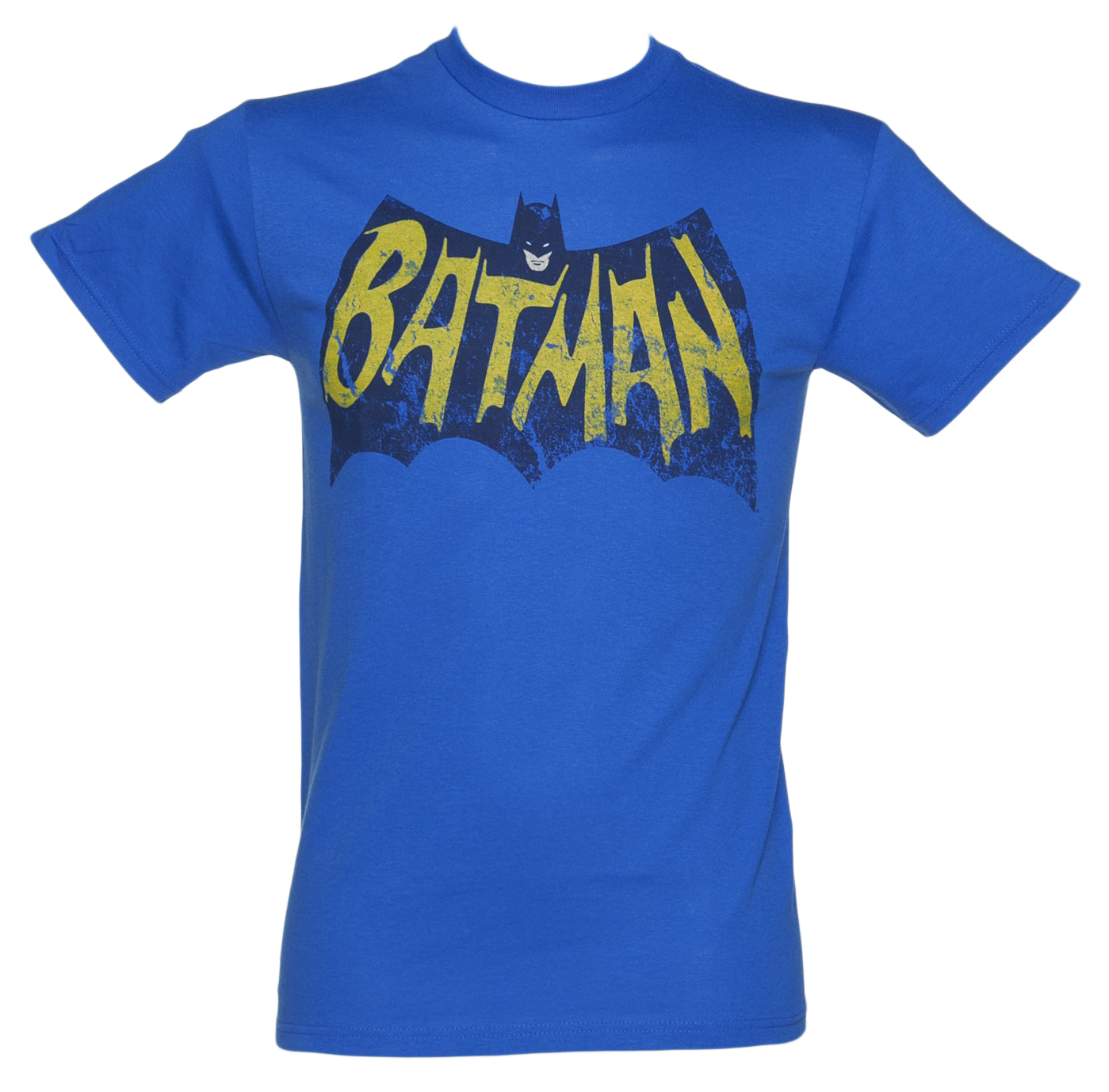 Mens Blue Vintage Batman T-Shirt