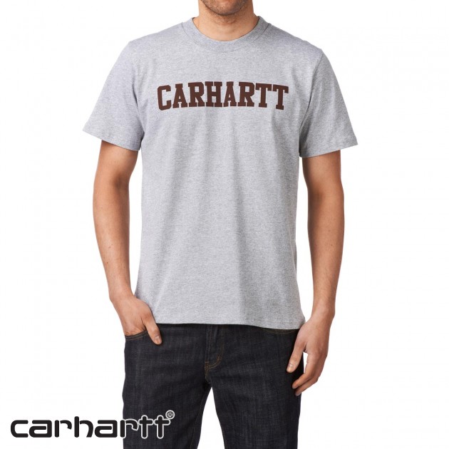 Mens Carhartt College T-Shirt - Grey