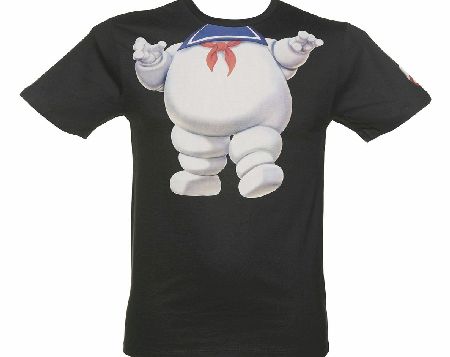 Mens Charcoal Ghostbusters Stay Puft Body T-Shirt