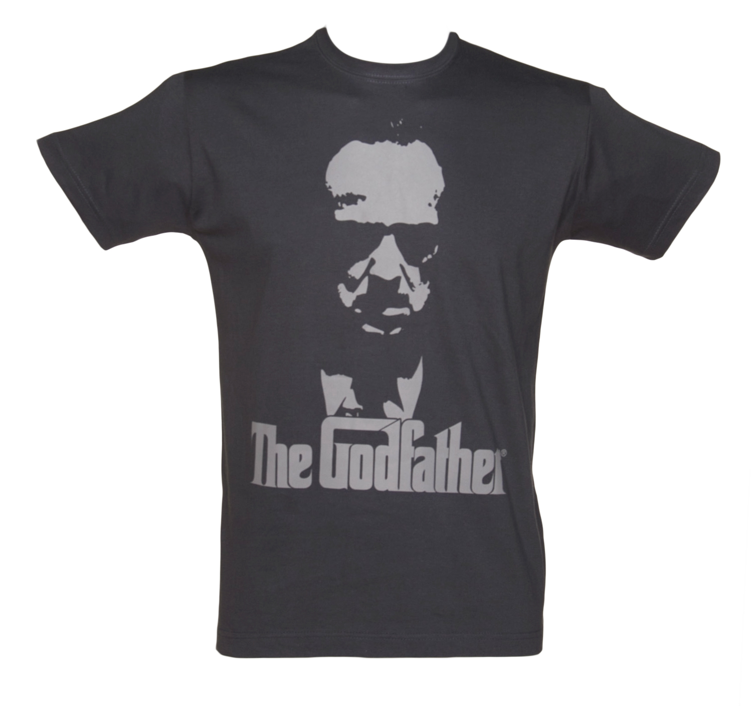 Mens Charcoal Godfather Poster T-Shirt
