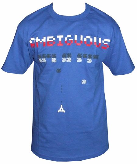 Ambiguous Gamer Blue T-shirt