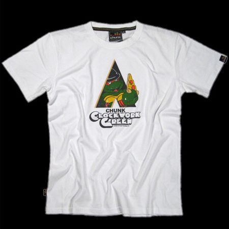 Mens Clothing Chunk Turtle Clockwork Poster White Mens T-Shirt