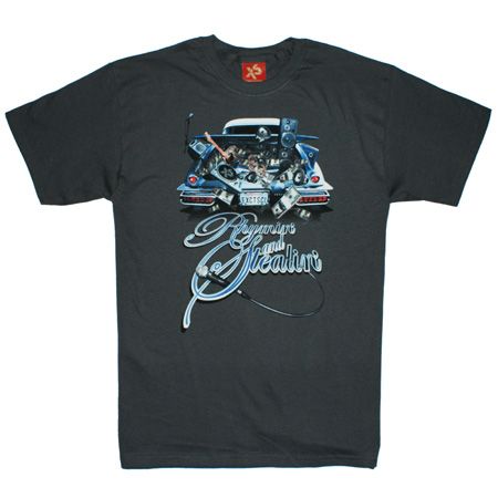 Exact Science Rhymin Stealin Charcoal T-Shirt