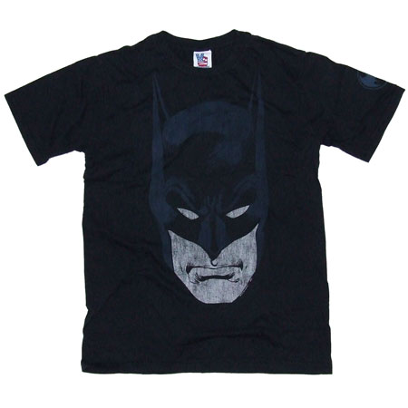 Junk Food Batman Face Dark Navy T-Shirt