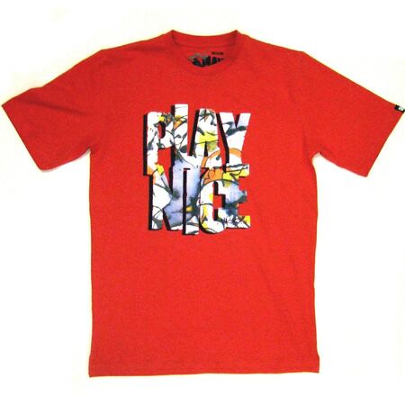 Men`s Clothing Play Nice 88 Nice Red T-Shirt