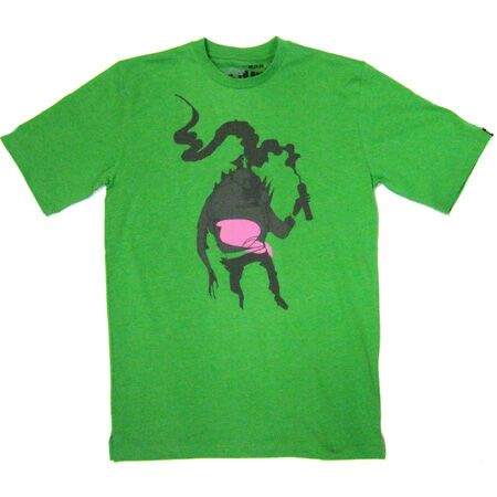 Mens Clothing Play Nice Dynaman Green T-Shirt