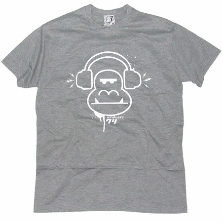 Mens Clothing SeventySeven Apephones Grey Marl T-Shirt