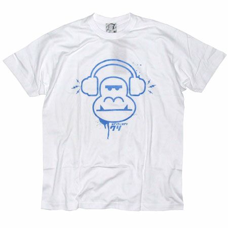 Mens Clothing SeventySeven Apephones White T-Shirt