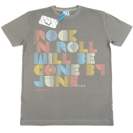 SeventySeven Rock N Roll Charcoal T-Shirt