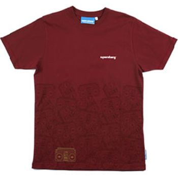 Mens Clothing Supremebeing Matt Blaster Burgundy Mens T-Shirt