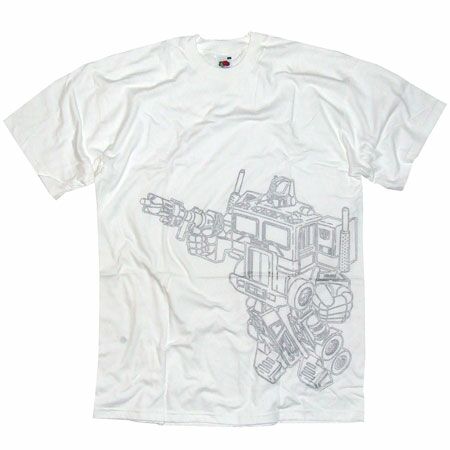 Men`s Clothing Transformers Optimus Prime Sketch T-Shirt