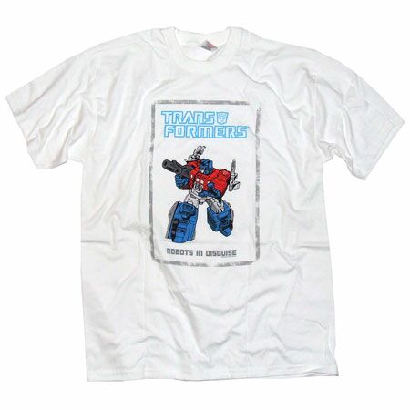 Transformers Robots In Disguise White T-Shirt