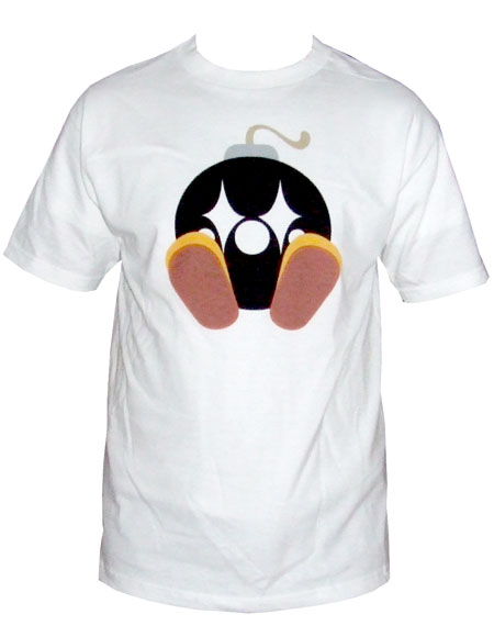 Men`s Clothing Wrongwroks BOMB White T-Shirt