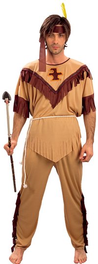 mens Costume: Native American Warrior