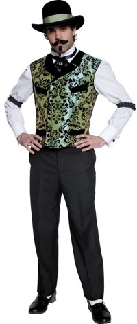 mens Costume: Western Gambler