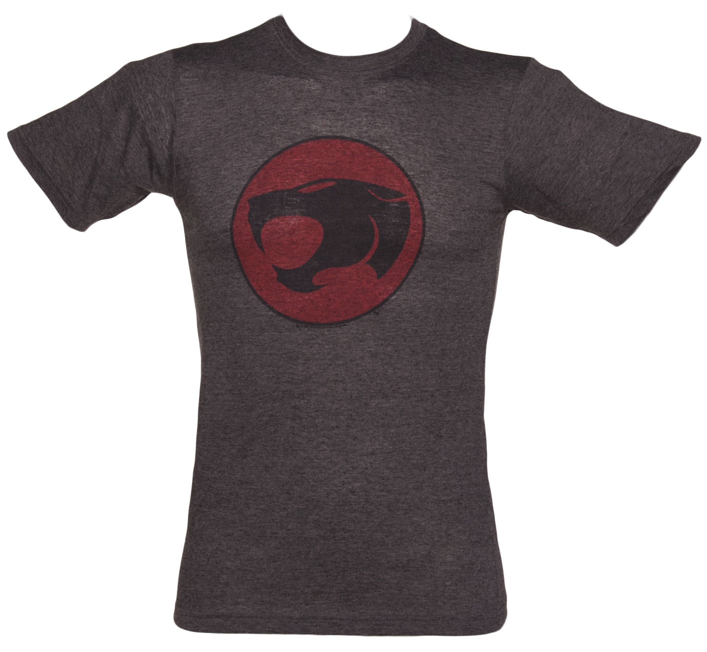 Mens Dark Grey Marl Thundercats Distressed