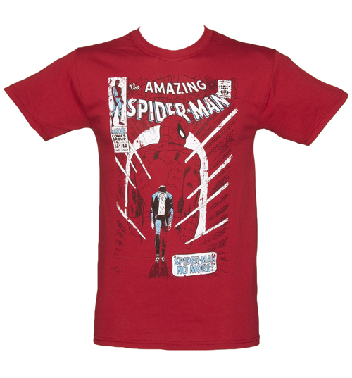 Dark Red Amazing Spiderman Comic Cover