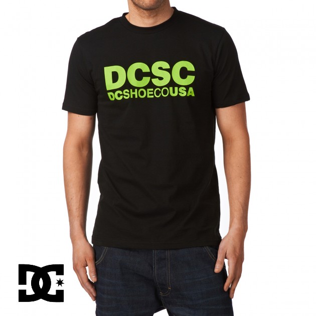 Mens DC DCSC T-Shirt - Black