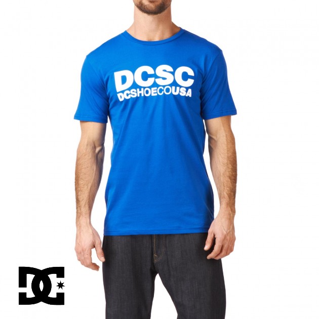 Mens DC DCSC T-Shirt - Olympian Blue