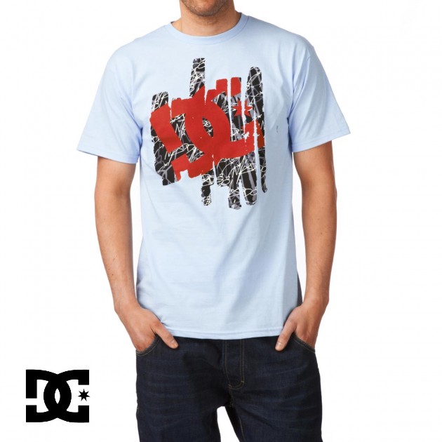 Mens DC RM Sketch T-Shirt - Bonnie Blue