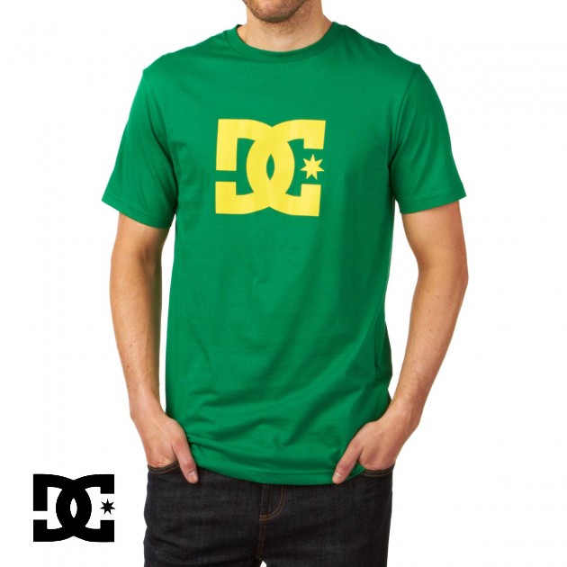 Mens DC Star T-Shirt - Celtic Green/Blazing