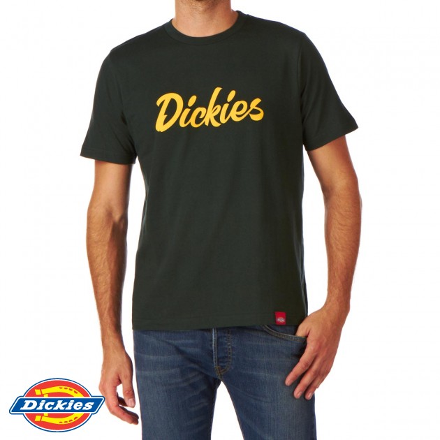 Mens Dickies Mannie T-Shirt - Hunter Green