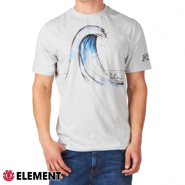 Mens Element Water T-Shirt - Metal