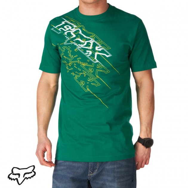Mens Fox Fastbreak T-Shirt - Emerald