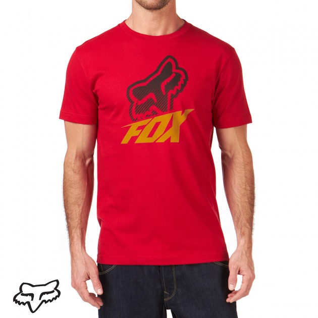 Mens Fox Method T-Shirt - Red