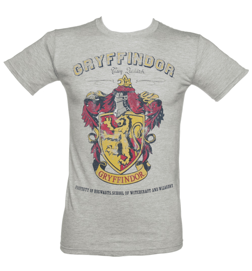 Mens Grey Harry Potter Gryffindor Team Review Compare Prices Buy Online