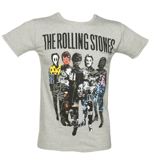 Grey Rolling Stones Silhouette T-Shirt