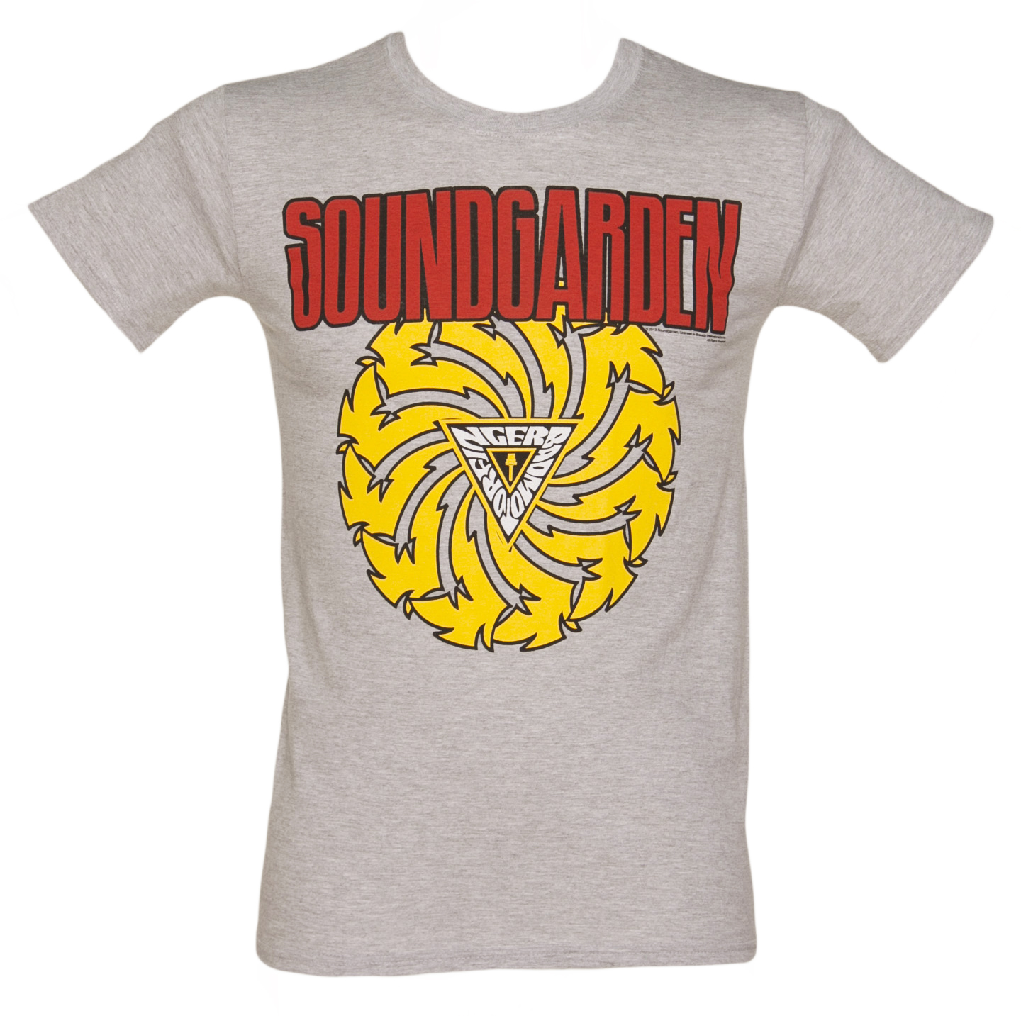 Grey Soundgarden Badmotor Finger T-Shirt
