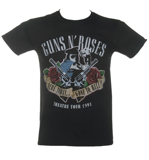 Mens Guns N Roses Here Today Gone To Hell