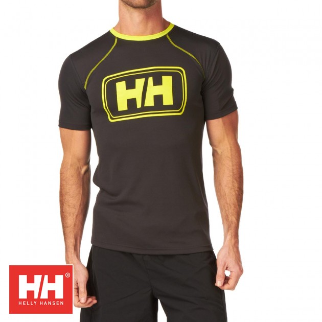 Mens Helly Hansen Trail T-Shirt - Ebony