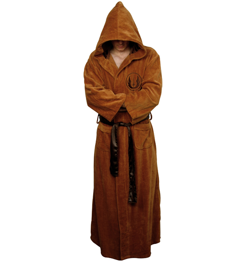 Mens Hooded Star Wars Jedi Warrior Bath Robe review, compare prices