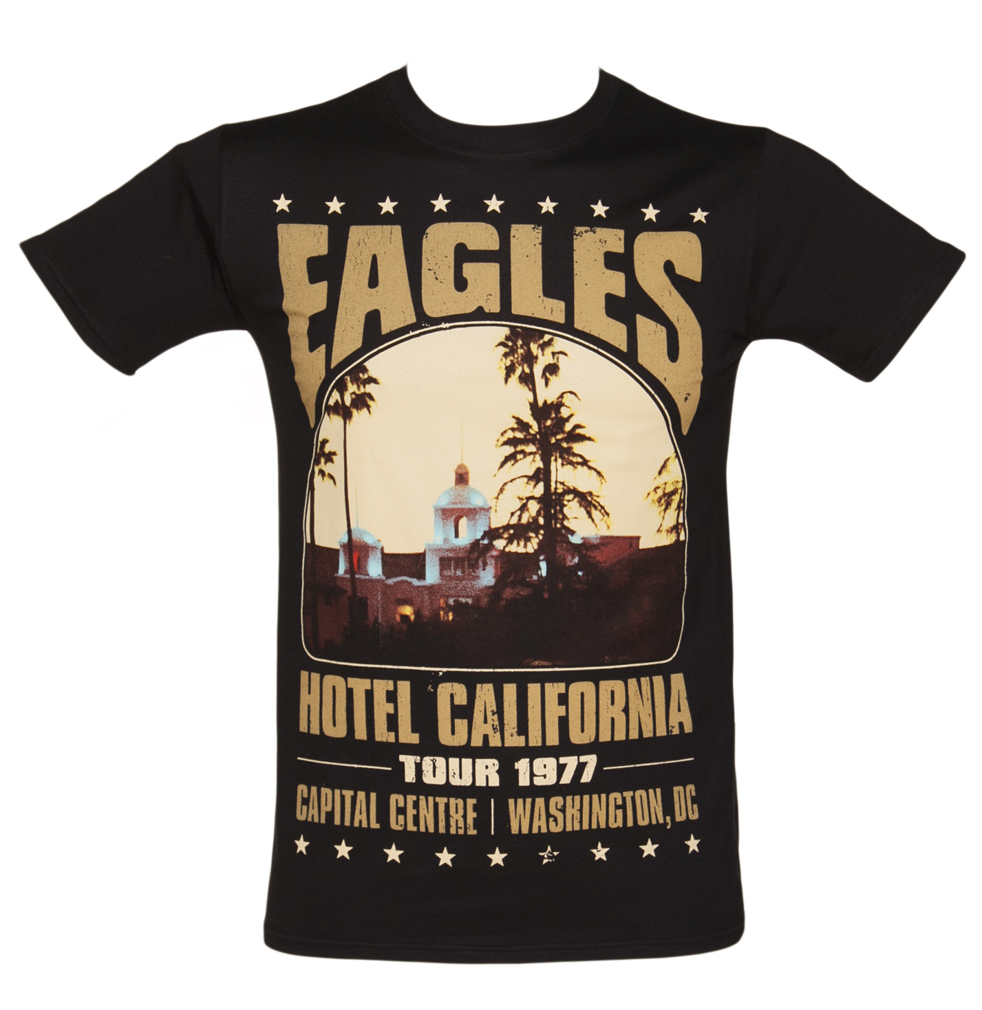 Mens Hotel California Tour The Eagles T-Shirt
