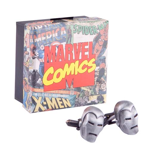 Mens Iron Man 3D Cufflinks