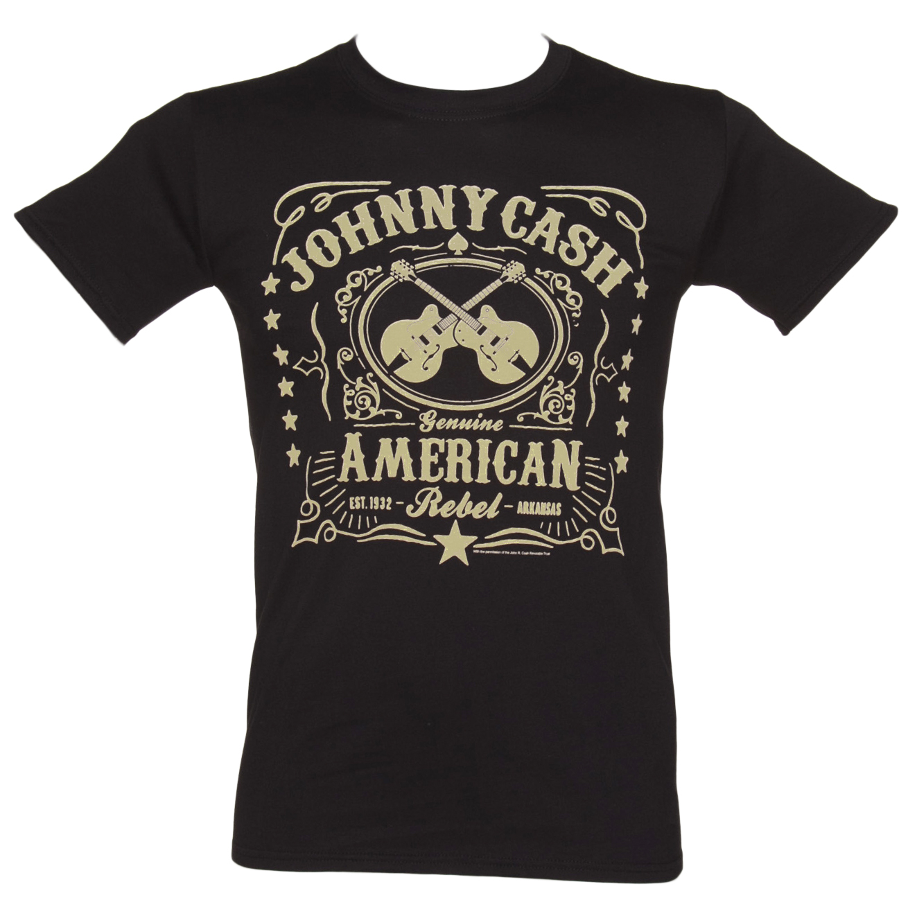 Mens Johnny Cash American Rebel T-Shirt