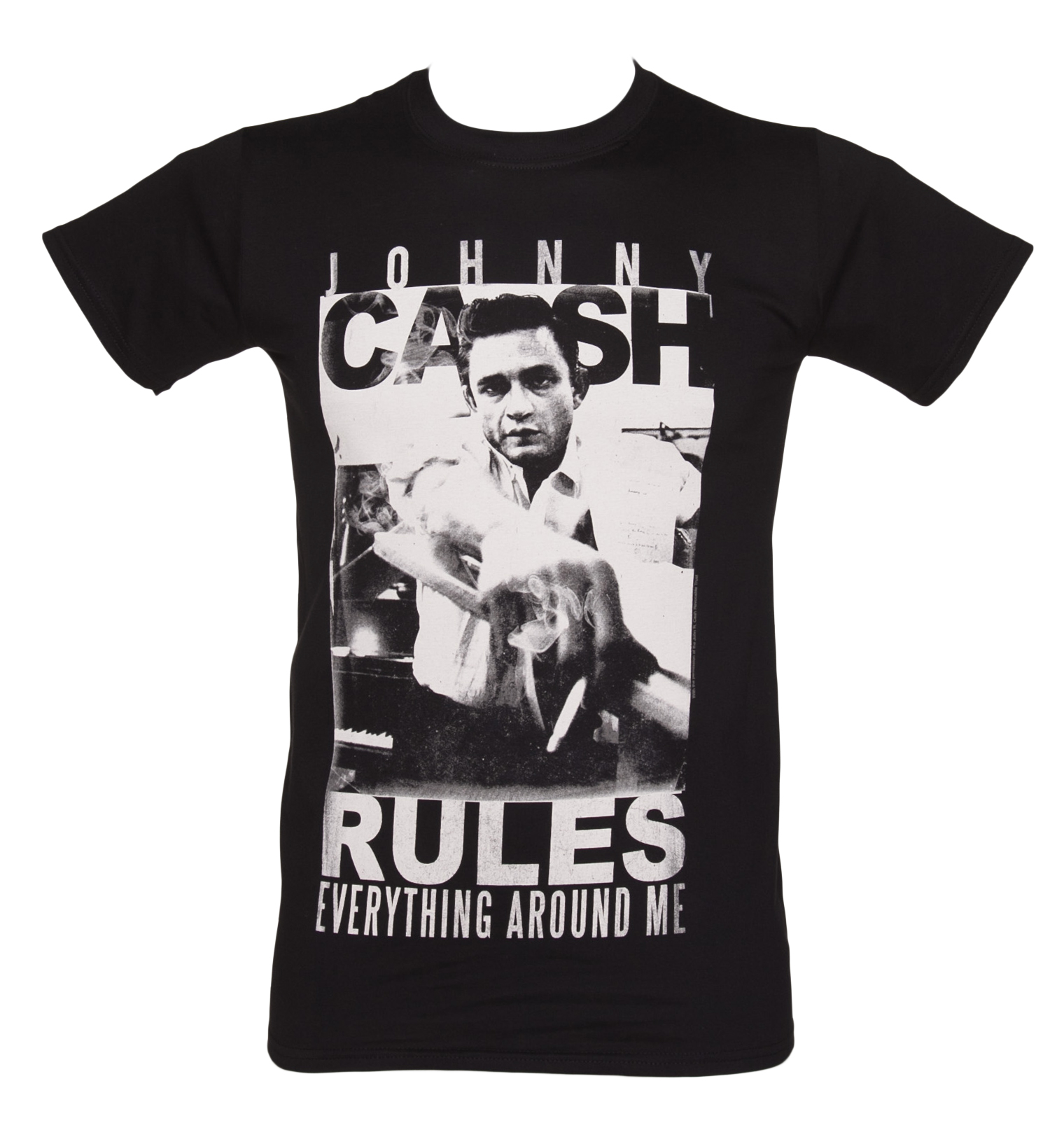 Mens Johnny Cash Rules T-Shirt