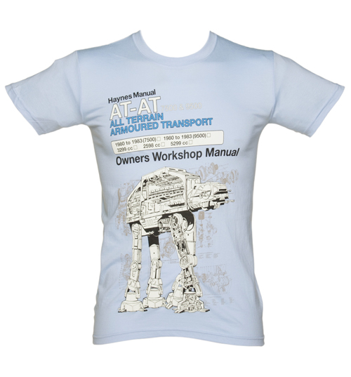 Mens Light Blue Haynes Manual AT-AT Star