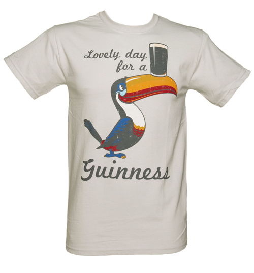 Mens Light Grey Lovely Day For A Guinness