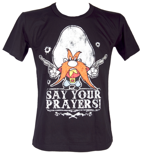 Mens Looney Tunes Say Your Prayers T-Shirt
