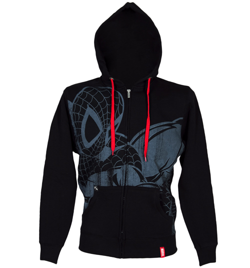 Mens Marvel Spiderman Eyes Hoodie
